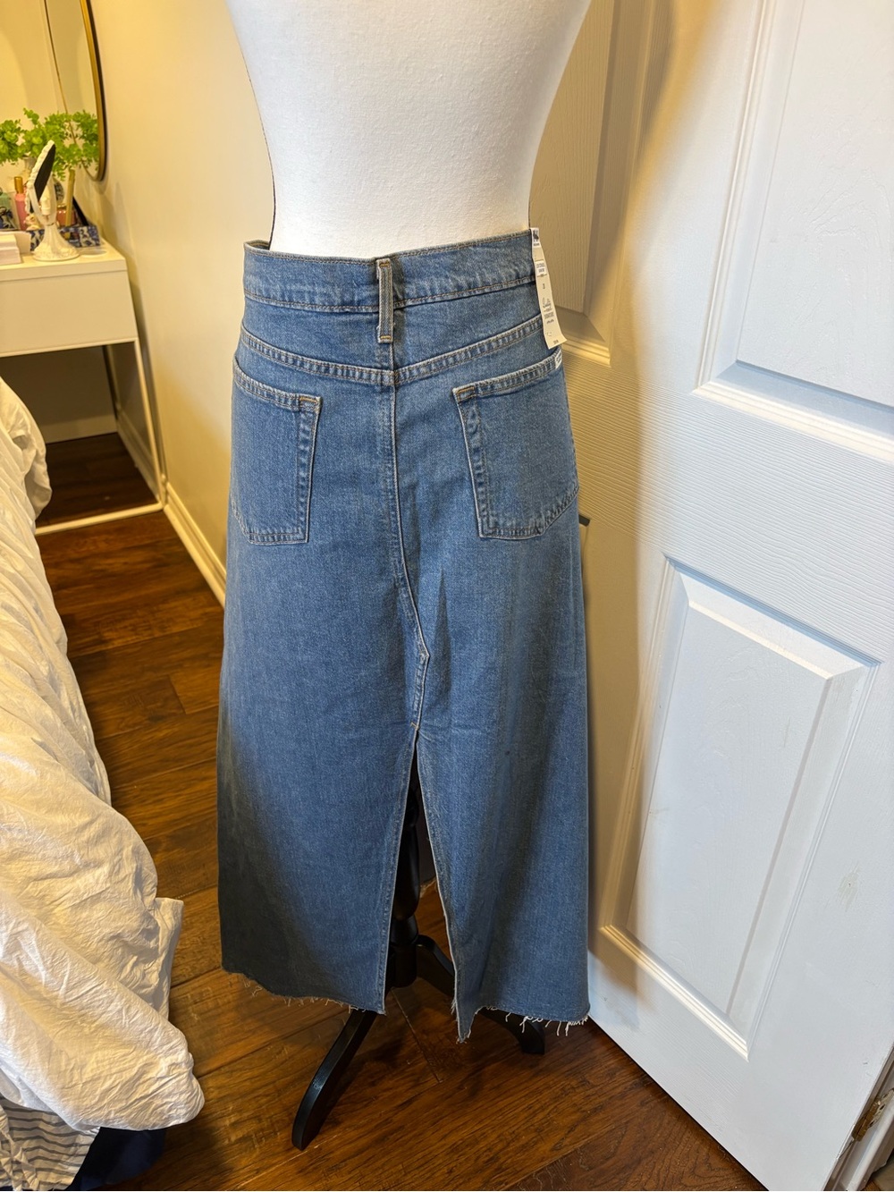 NWT Levi Strauss Signature Gold Denim Maxi Skirt Size 20 Y2K Western - Picture 8 of 8